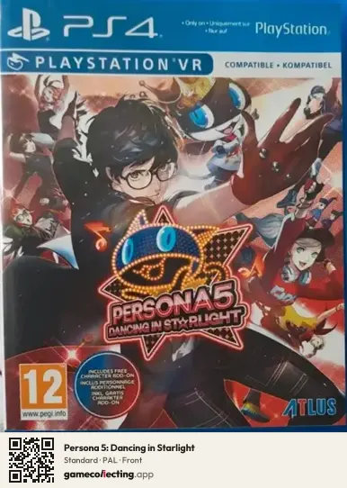 Persona 5: Dancing in Starlight PlayStation 4, PAL box front