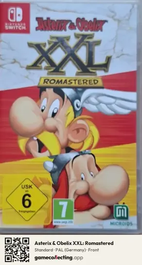 Asterix & Obelix XXL: Romastered Nintendo Switch, Germany box front