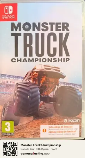 Monster Truck Championship Nintendo Switch, Spain box front