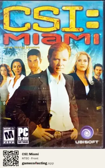 CSI: Miami Computer, NTSC box front