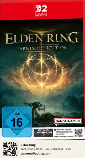 Elden Ring Nintendo Switch 2, Germany box front