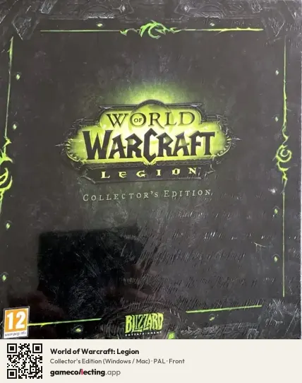 World of Warcraft: Legion Computer, PAL box front