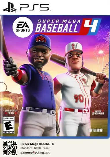Super Mega Baseball 4 PlayStation 5, NTSC box front