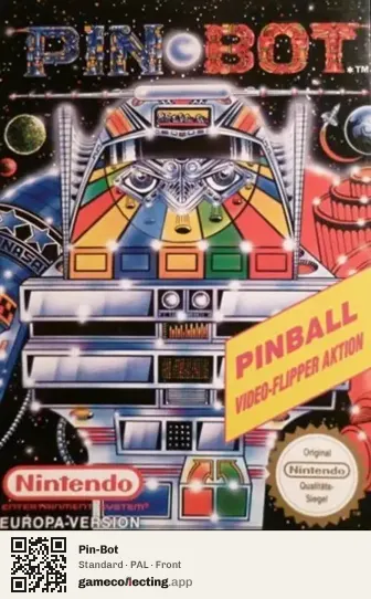 Pin-Bot Nintendo Entertainment System, PAL box front