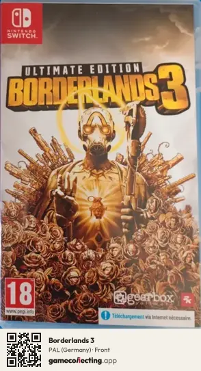 Borderlands 3 Nintendo Switch, Germany box front