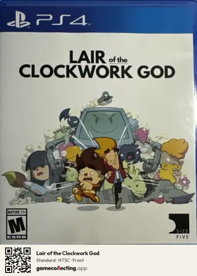 Lair of the Clockwork God PlayStation 4, NTSC box front
