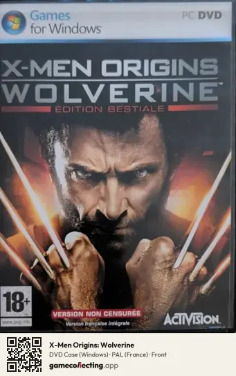 X-Men Origins: Wolverine Computer, France box front