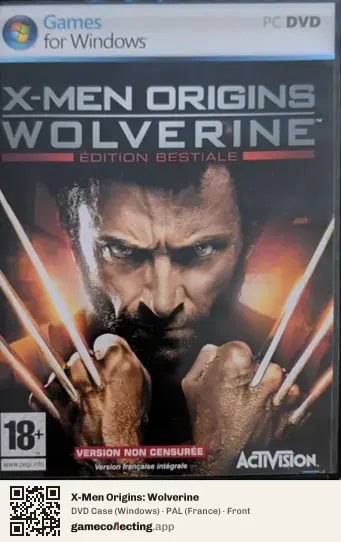 X-Men Origins: Wolverine Computer, France box front