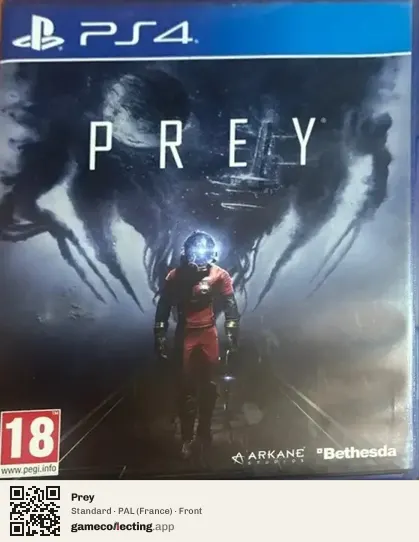 Prey PlayStation 4, France box front