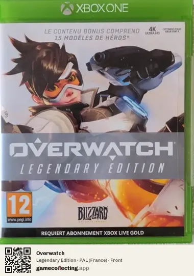 Overwatch Xbox One, France box front