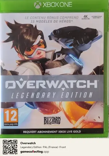 Overwatch Xbox One, France box front