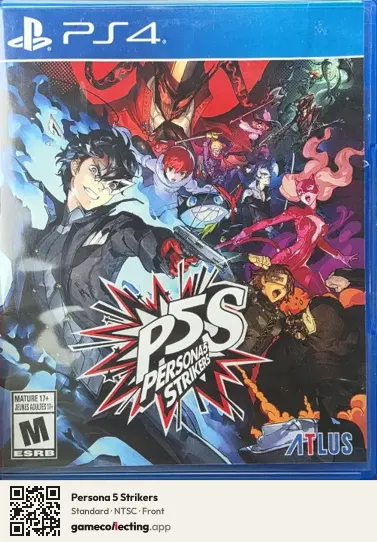 Persona 5 Strikers PlayStation 4, NTSC box front