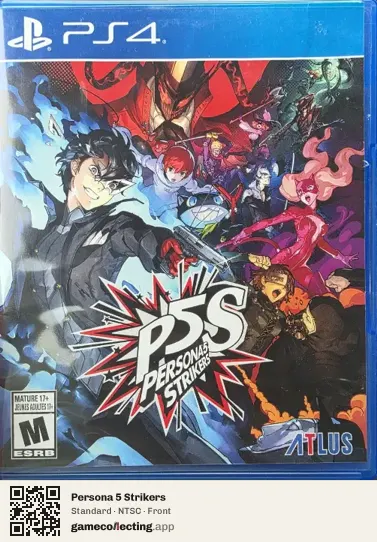 Persona 5 Strikers PlayStation 4, NTSC box front