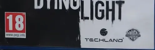 Dying Light, the PEGI square on its front