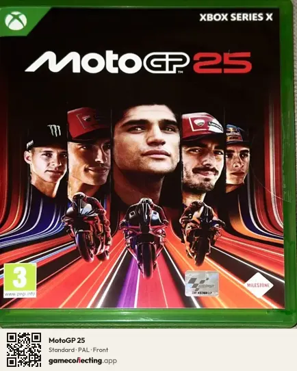 MotoGP 25 Xbox Series X, PAL box front