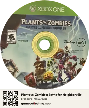 Plants vs. Zombies: Battle for Neighborville Xbox One, NTSC disc