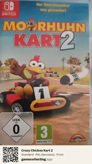 Crazy Chicken Kart 2 Nintendo Switch, Germany box front