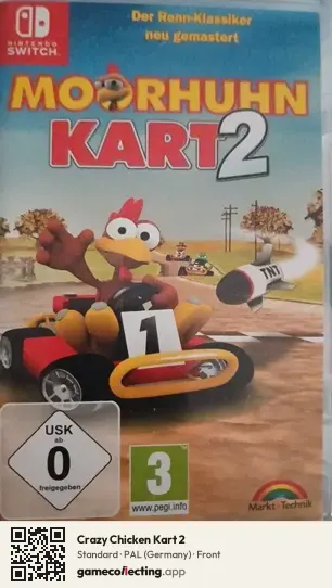 Crazy Chicken Kart 2 Nintendo Switch, Germany box front