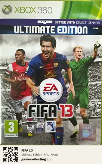 FIFA 13 Xbox 360, PAL box front