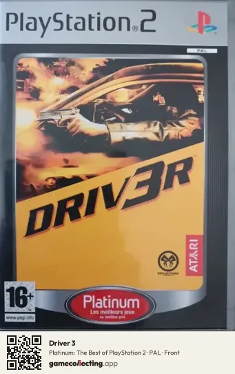 Driver 3 PlayStation 2, PAL box front