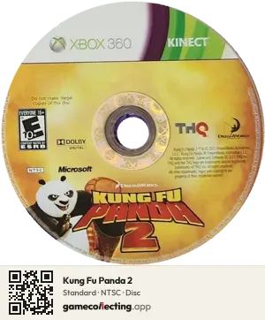Kung Fu Panda 2 Xbox 360, NTSC disc
