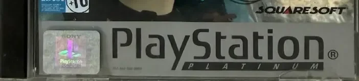 Parasite Eve II, the ADESE mark on its front