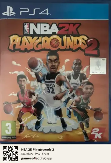 NBA 2K Playgrounds 2 PlayStation 4, PAL box front
