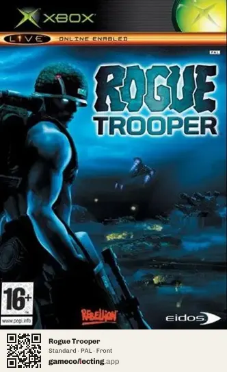 Rogue Trooper Xbox, PAL box front
