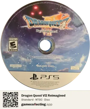Dragon Quest VII Reimagined PlayStation 5, NTSC disc