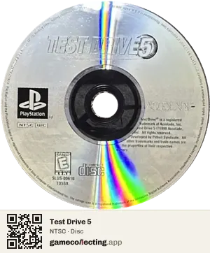 Test Drive 5 PlayStation, NTSC disc
