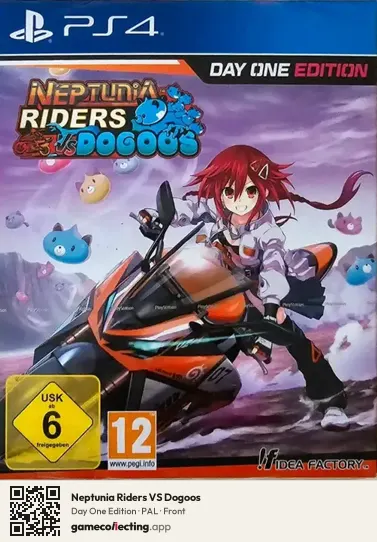 Neptunia Riders VS Dogoos PlayStation 4, PAL box front