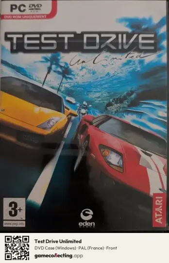 Test Drive Unlimited Computer, France box front