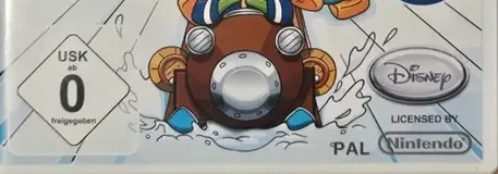 Club Penguin: Game Day!, the USK square on its front