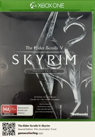 The Elder Scrolls V: Skyrim Xbox One, Australia box front