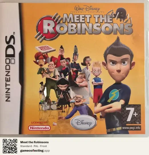 Meet the Robinsons Nintendo DS, PAL box front