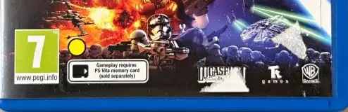 LEGO Star Wars: The Force Awakens, the PEGI square on its front