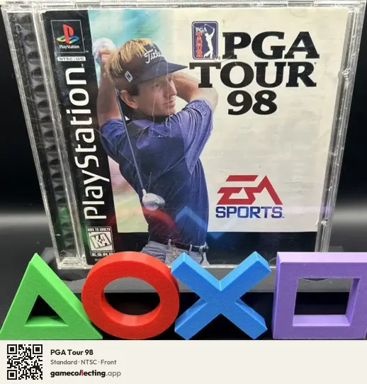 PGA Tour 98 PlayStation, NTSC box front