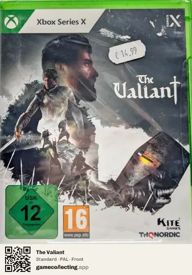 The Valiant Xbox Series X, PAL box front