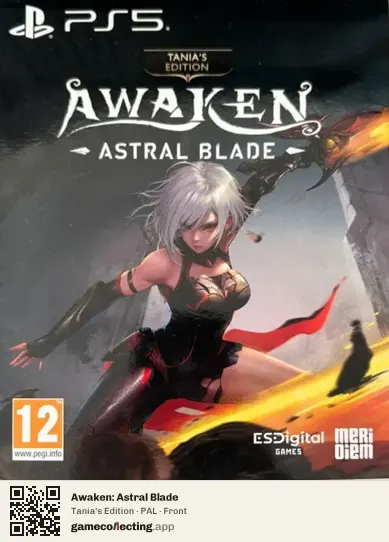 Awaken: Astral Blade PlayStation 5, PAL box front