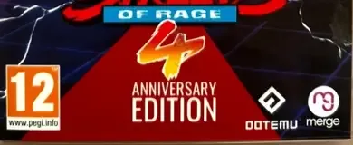 Streets of Rage 4, the USK square on its front