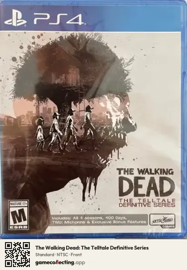 The Walking Dead: The Telltale Definitive Series PlayStation 4, NTSC box front