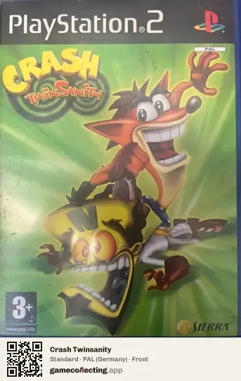Crash Twinsanity PlayStation 2, Germany box front