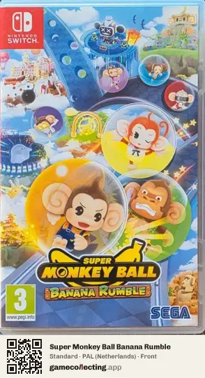 Super Monkey Ball Banana Rumble Nintendo Switch, Netherlands box front