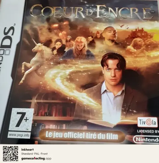Inkheart Nintendo DS, PAL box front