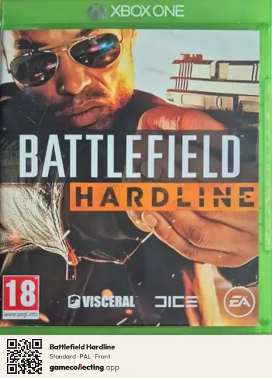 Battlefield Hardline Xbox One, PAL box front