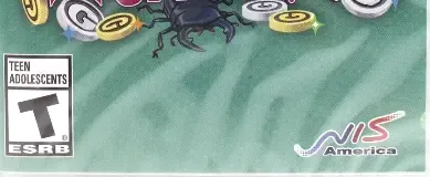 Penny-Punching Princess, the ESRB box on its front