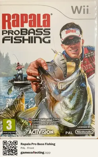 Rapala Pro Bass Fishing Nintendo Wii, PAL box front