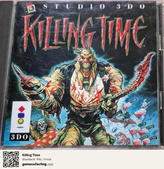 Killing Time 3DO Interactive Multiplayer, PAL box front