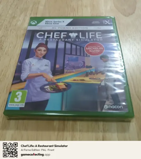 Chef Life: A Restaurant Simulator Xbox Series X, PAL box front