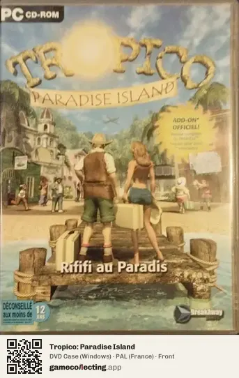 Tropico: Paradise Island Computer, France box front